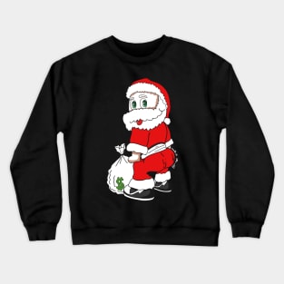 cute santa Crewneck Sweatshirt